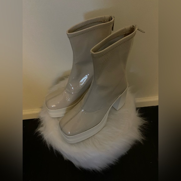 Free People Double Stack Platform Boot - Picture 2 of 6